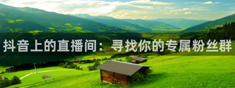 178体育直播网站在线观看：抖音上的直播间：寻找你的专属粉丝群